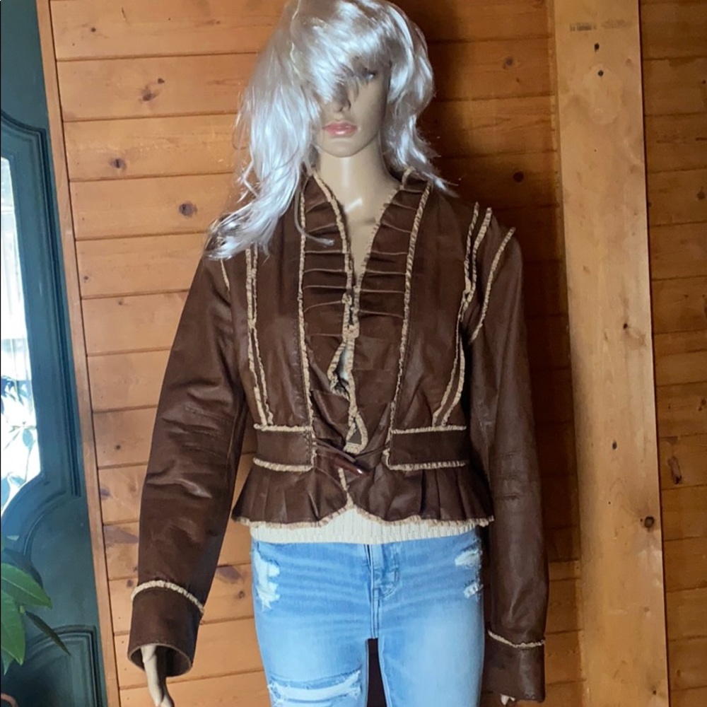 Genuine Leather Jacket by Moda International